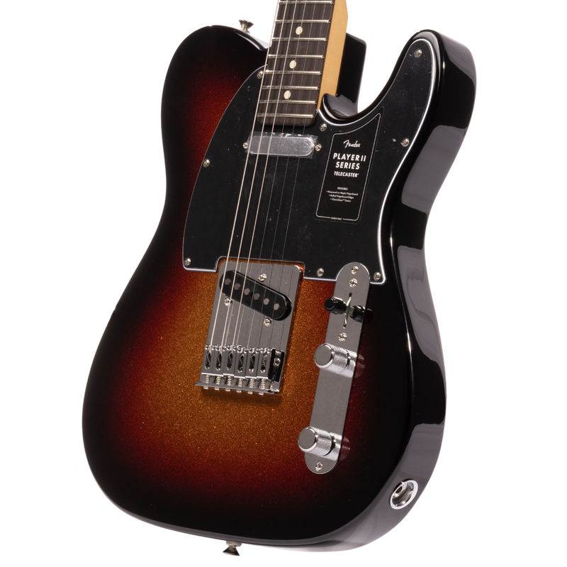 Fender Limited Edition Player II Telecaster Electric Guitar, Rosewood Fingerboard, Sparkle 3-Color Sunburst