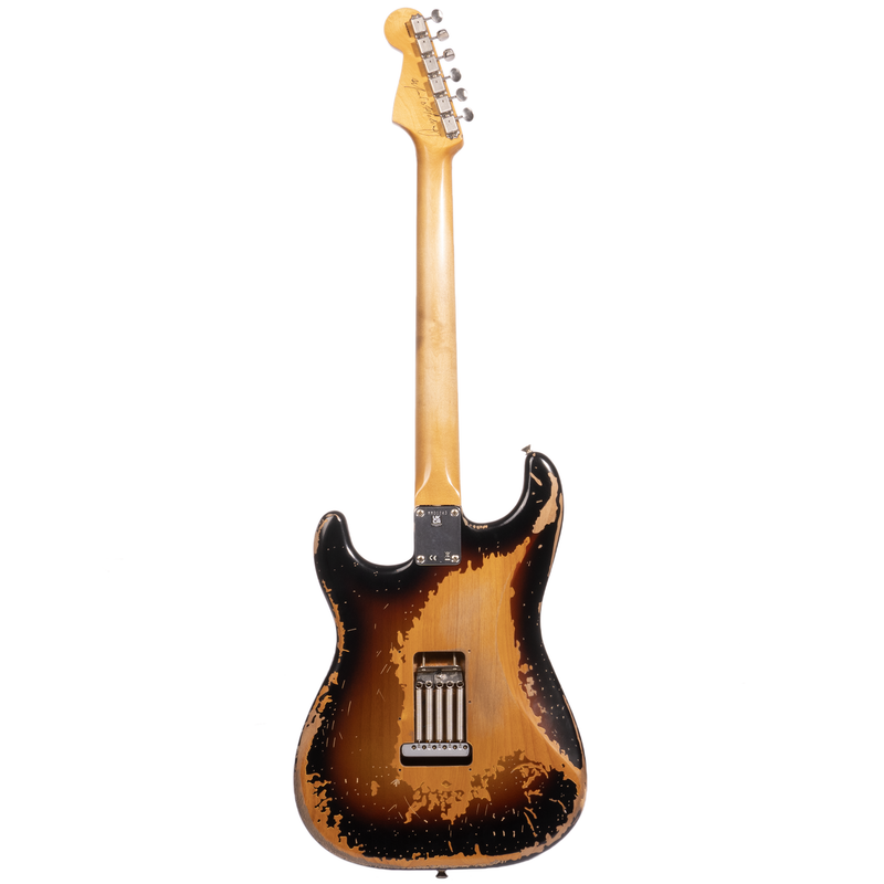 Fender Mike McCready Stratocaster Electric Guitar, Road Worn 3-Color Sunburst