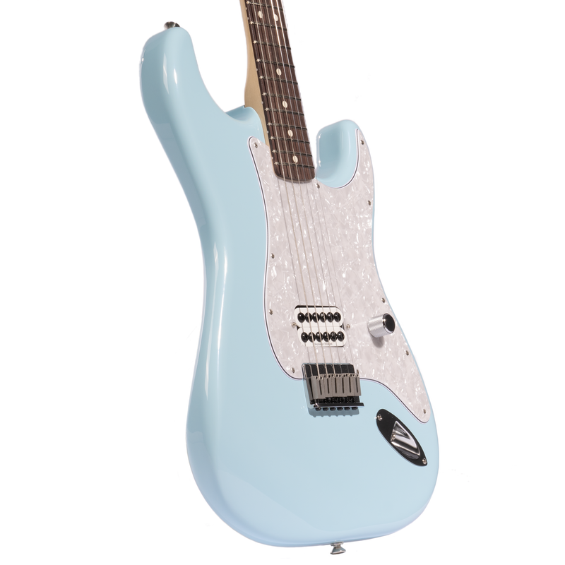 Fender Limited Edition Tom Delonge Stratocaster Electric Guitar, Daphne Blue