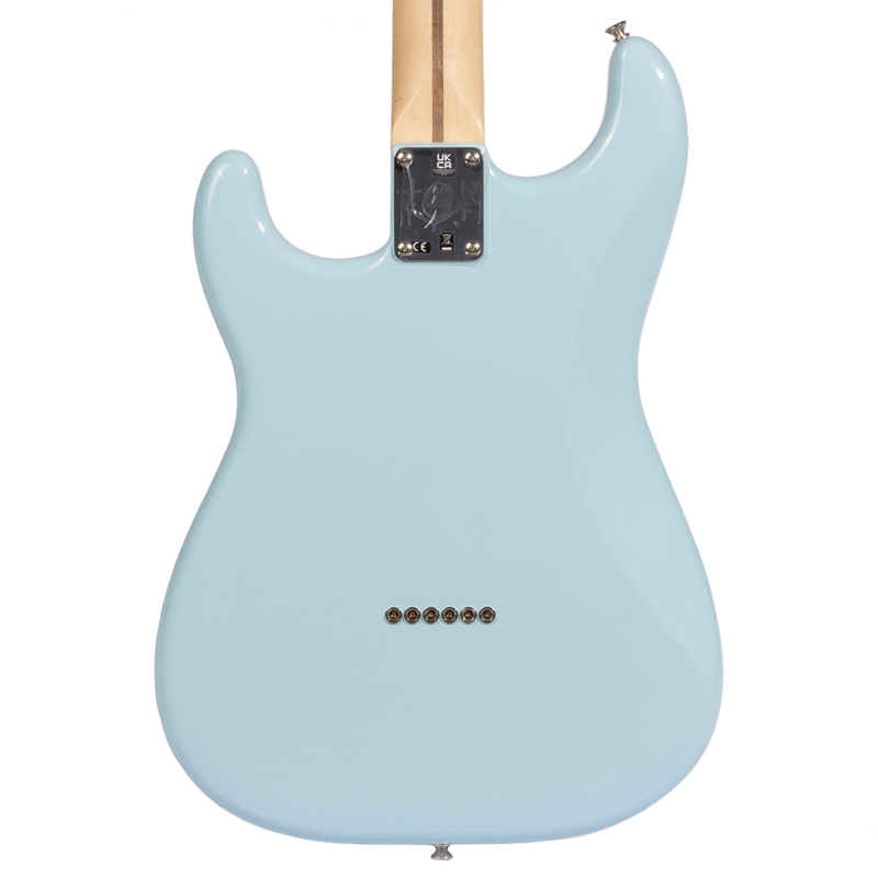 Fender Limited Edition Tom Delonge Stratocaster Electric Guitar, Daphne Blue