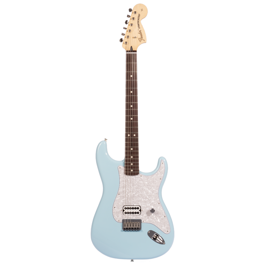 Fender Limited Edition Tom Delonge Stratocaster Electric Guitar, Daphn Fender Limited Edition Tom Delonge Stratocaster Electric Guitar, Daphn