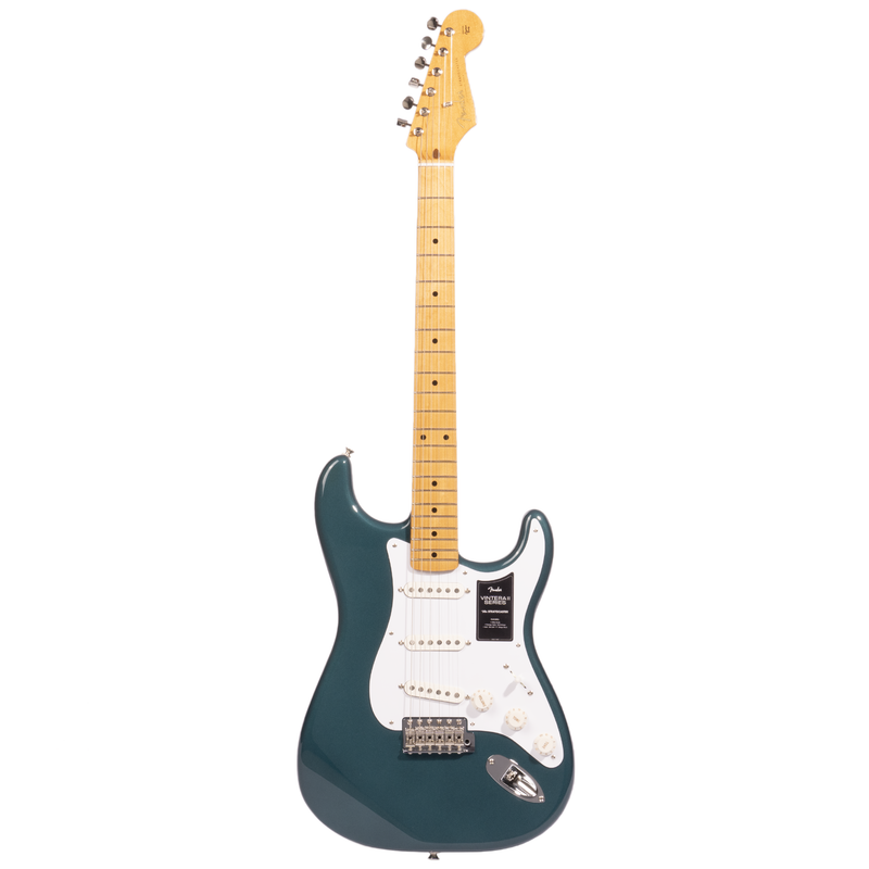 Fender Vintera II ‘50s Stratocaster Electric Guitar, Maple Fingerboard, Ocean Turquoise