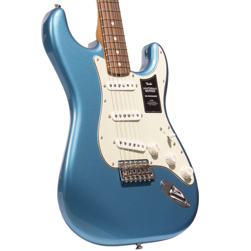 Fender Vintera II ‘60s Stratocaster Electric Guitar, Rosewood Fingerboard, Lake Placid Blue