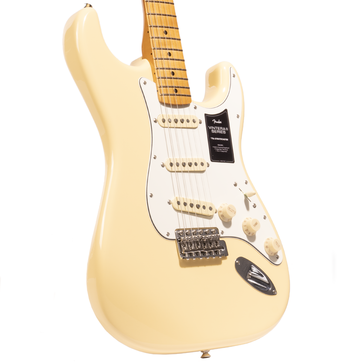 2023 Fender Vintera II ‘70s Stratocaster Electric Guitar, Maple Fingerboard, Vintage White
