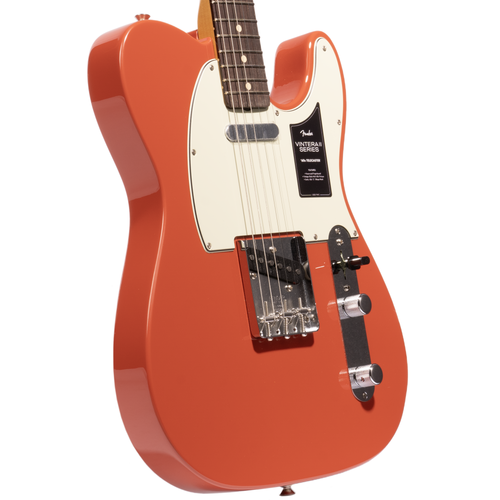 Fender vintera telecaster fiesta red on sale