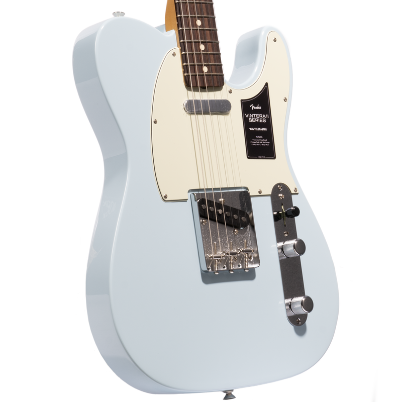 Fender Vintera II ‘60s Telecaster Electric Guitar, Rosewood Fingerboard, Sonic Blue