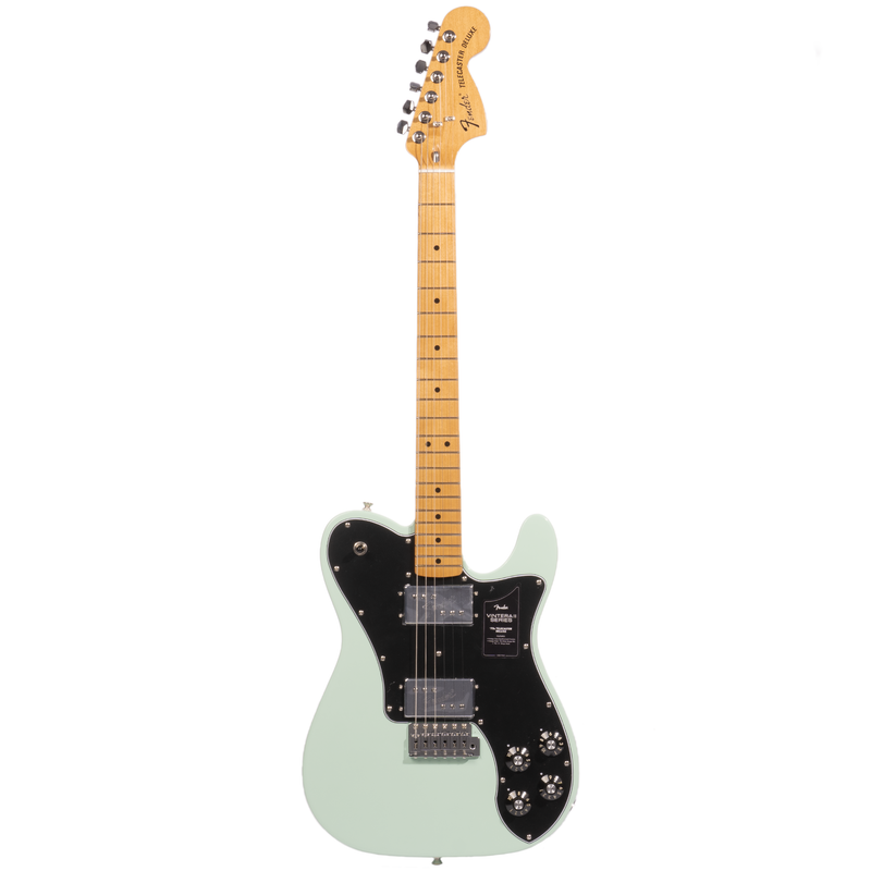 Fender Vintera II ‘70s Telecaster Deluxe Electric Guitar, Maple Fingerboard, Surf Green