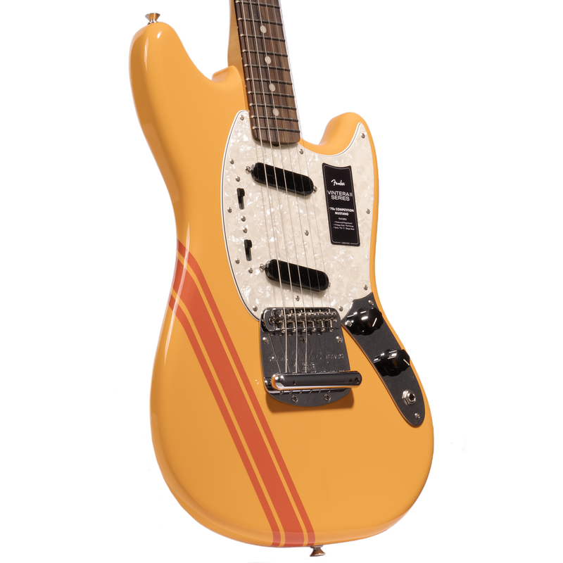 Fender Vintera II ‘70s Mustang Electric Guitar, Rosewood Fingerboard, Competition Orange