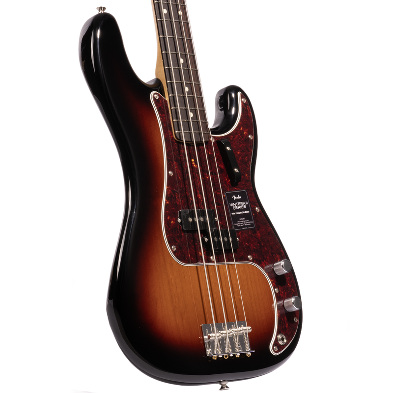 Fender Vintera II ‘60s Precision Bass Guitar, Rosewood Fingerboard, 3-color Sunburst