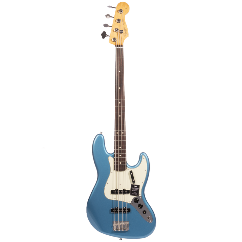 Fender Vintera II ‘60s Jazz Bass Guitar, Rosewood Fingerboard, Lake Placid Blue