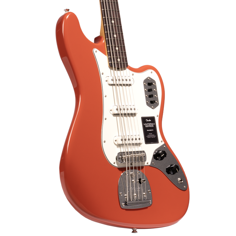 Fender Vintera II ‘60s Bass VI, Rosewood Fingerboard, Fiesta Red