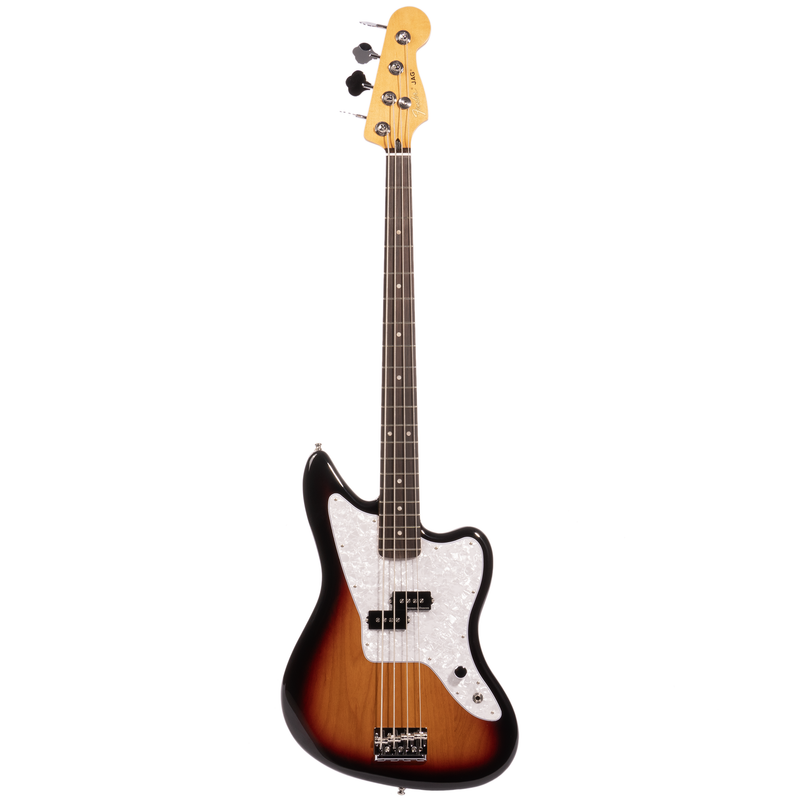 Fender Mark Hoppus Jaguar Bass Guitar, Rosewood Fingerboard, 3-Color Sunburst