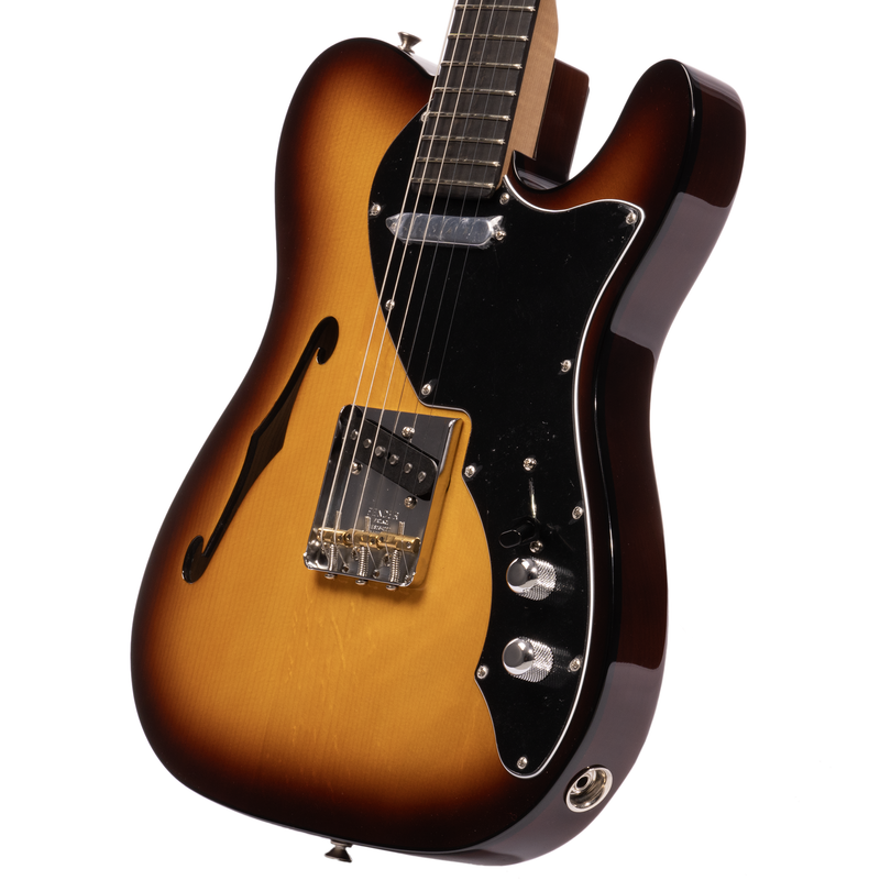 Fender Limited Edition Suona Telecaster Thinline Electric Guitar, Ebony Fingerboard, Violin Burst