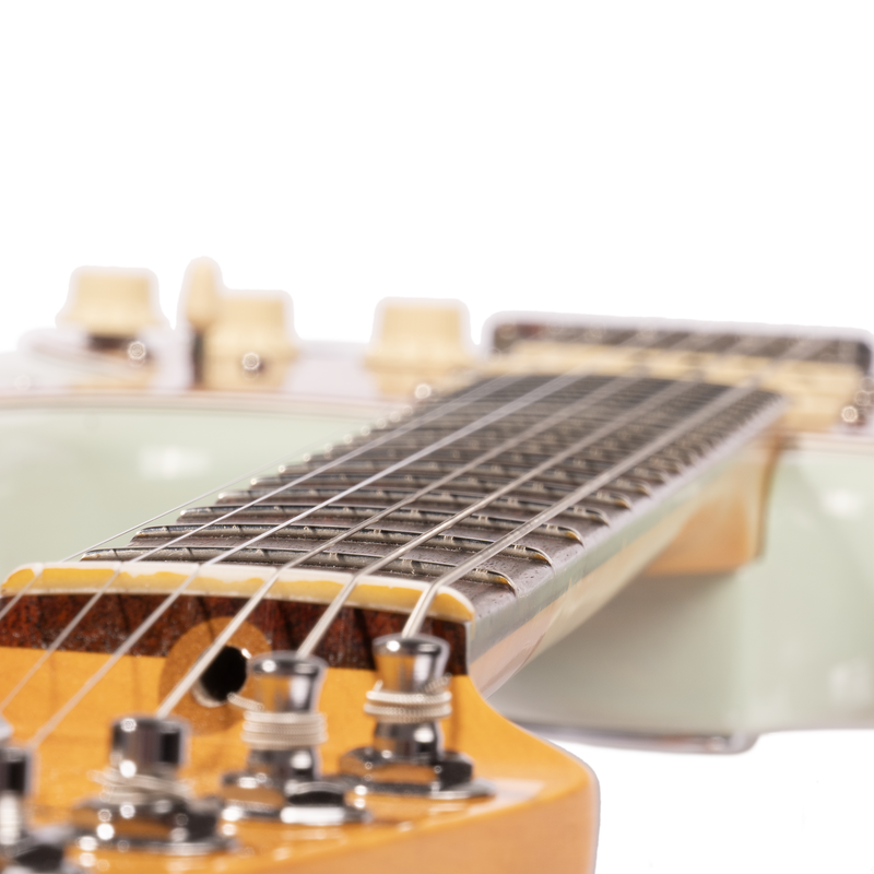Fender Limited Edition American Professional II Stratocaster Thinline, Transparent Surf Green