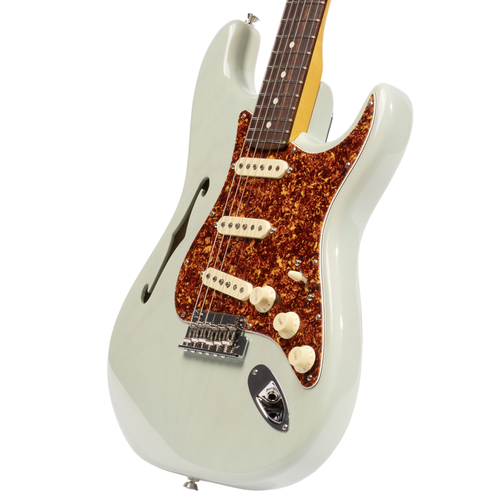 Fender Limited Edition American Professional II Stratocaster Thinline, Transparent Surf Green