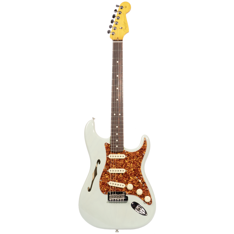 Fender Limited Edition American Professional II Stratocaster Thinline, Transparent Surf Green