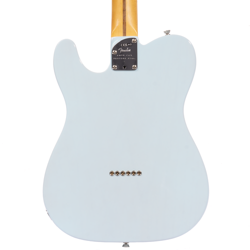 Fender Limited Edition American Professional II Telecaster Thinline, Transparent Daphne Blue