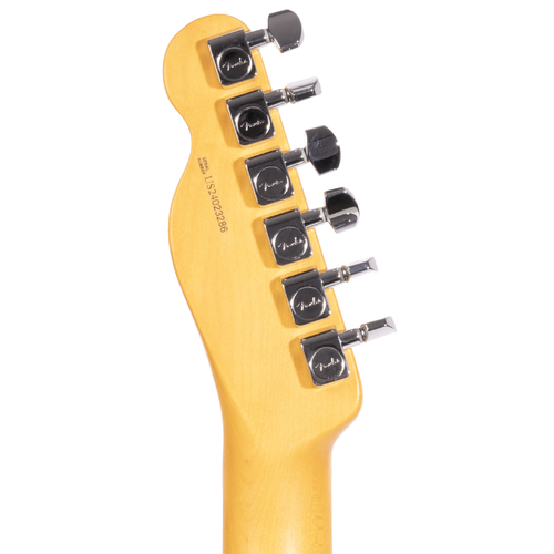 Fender Limited Edition American Professional II Telecaster Thinline, Transparent Daphne Blue