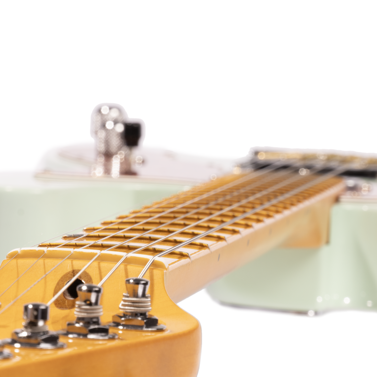 Fender Limited Edition American Professional II Telecaster Thinline, Transparent Surf Green