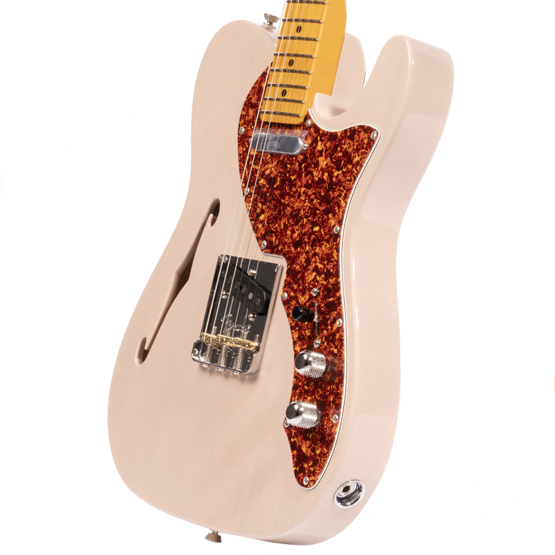 Fender Limited Edition American Professional II Telecaster Thinline, Transparent Shell Pink