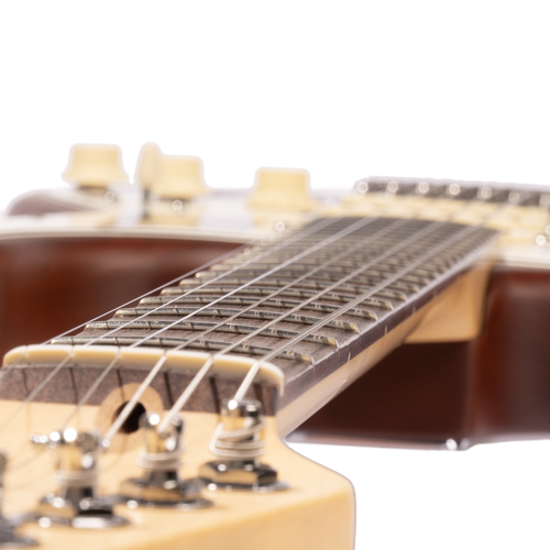 Fender American Performer Stratocaster Electric Guitar, Sassafras, Mocha