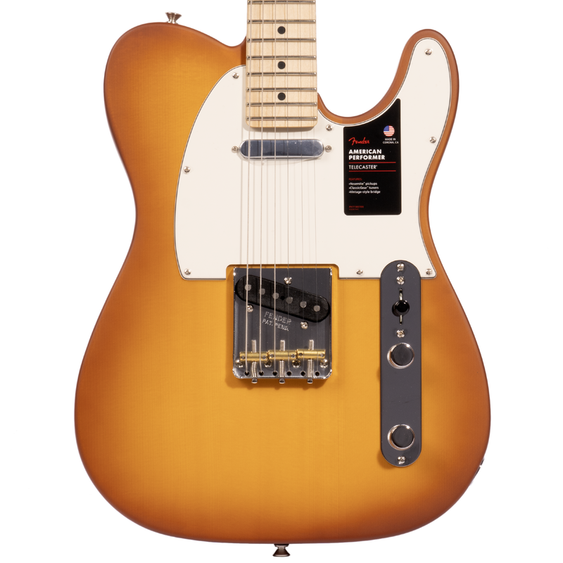 Fender American Performer Telecaster Electric Guitar, Spruce, Honey Bu Fender American Performer Telecaster Electric Guitar, Spruce, Honey Bu