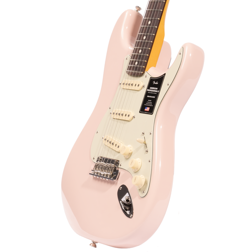 Fender Limited Edition American Professional II Stratocaster Electric Guitar, Shell Pink w/ Matching Headcap