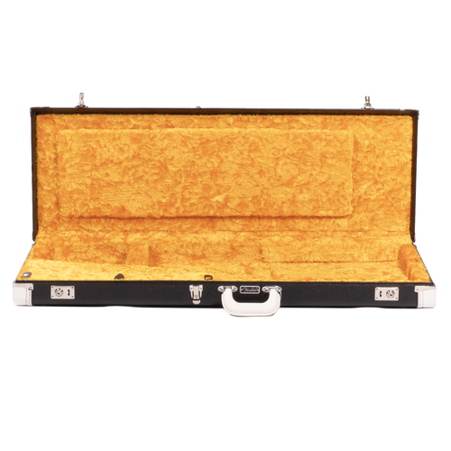 Fender Jack White Triplecaster Chambered Electric Guitar, Maple Fingerboard, Black