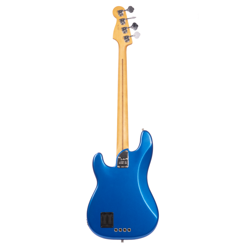Fender American Ultra II Precision Bass Guitar, Ebony Fingerboard, Noble Blue