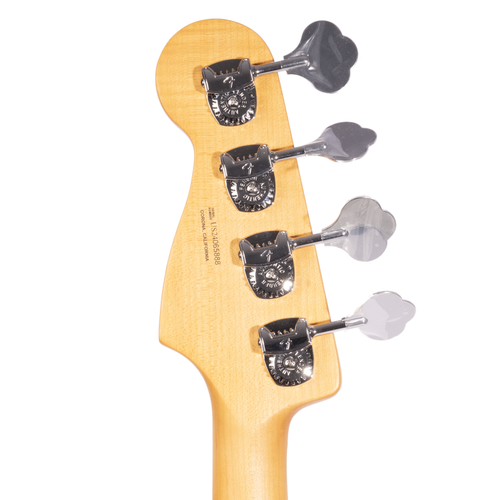 Fender American Ultra II Precision Bass Guitar, Ebony Fingerboard, Noble Blue