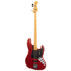 Fender American Ultra II Jazz Bass Guitar, Maple Fingerboard, Sinister Red