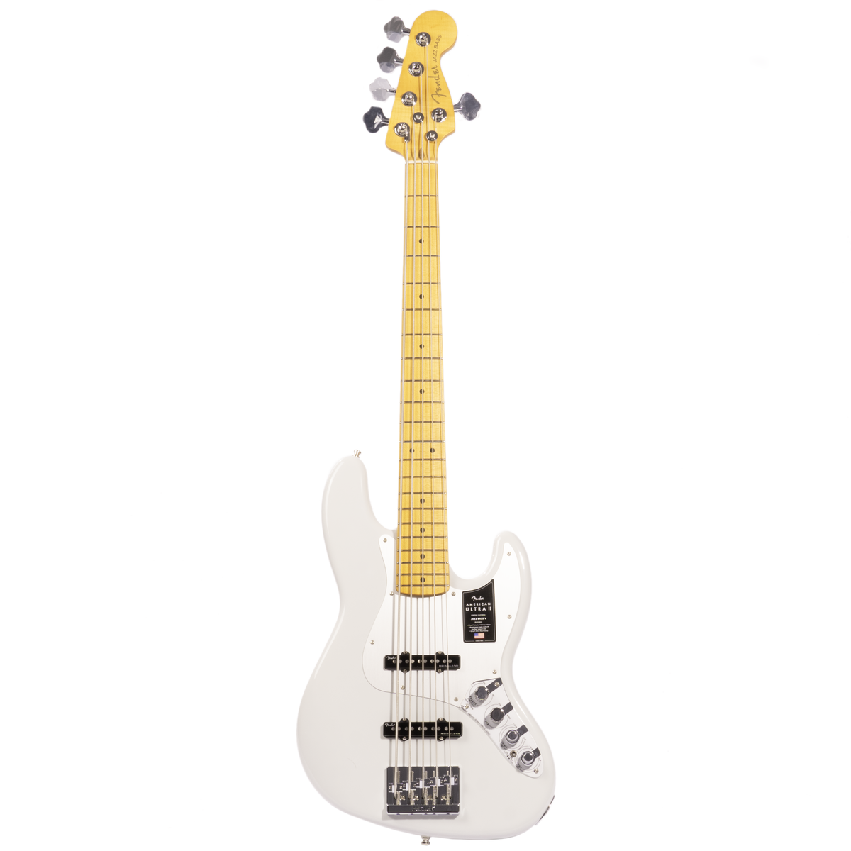 Fender American Ultra II Jazz Bass V Guitar, Maple Fingerboard