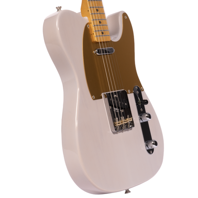 Fender JV Modified '50s Telecaster Electric Guitar, Maple, White Blonde
