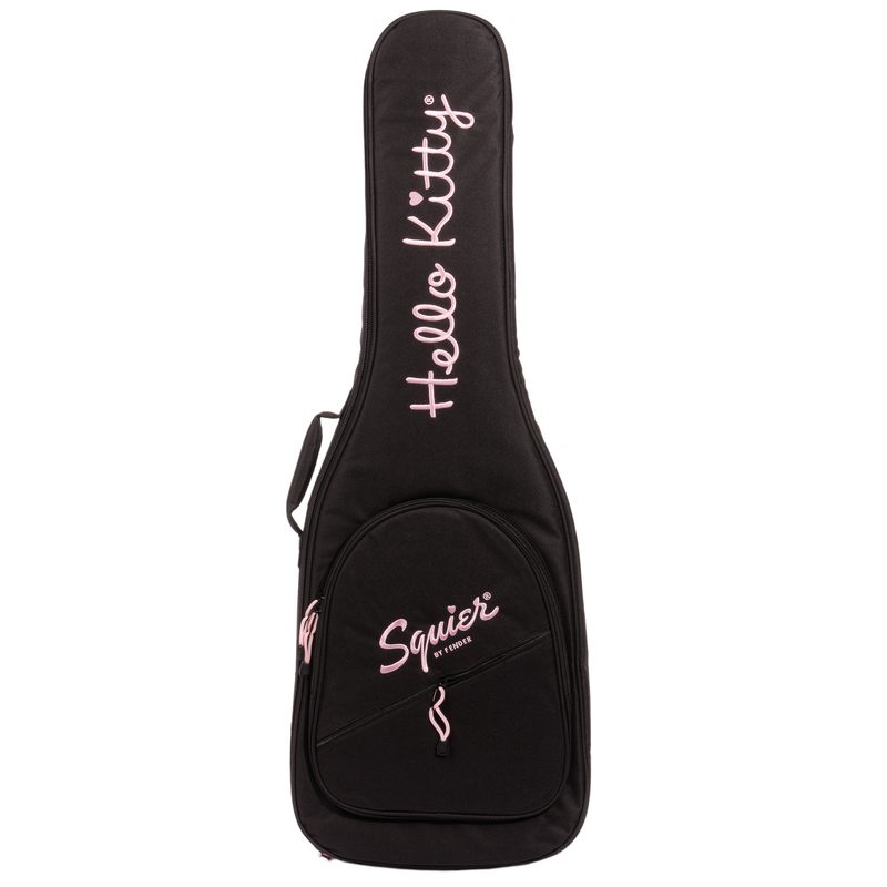 Squier Limited Edition Hello Kitty Stratocaster Electric Guitar, Maple Fingerboard, Pink