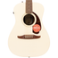Fender Malibu Player Acoustic-Electric Guitar, Walnut Fingerboard, Olympic White