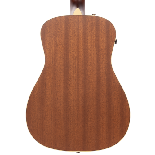 Fender Malibu Player Acoustic-Electric Guitar, Walnut Fingerboard, Olympic White