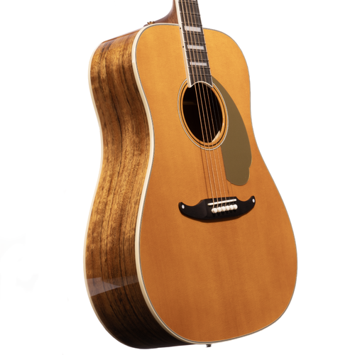 Fender acoustic and electric guitar on sale