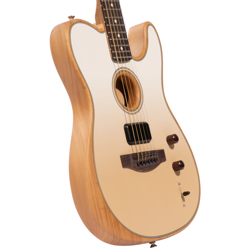 Fender Finneas Acoustasonic Telecaster Acoustic-Electric Guitar, Cappuccino Fade