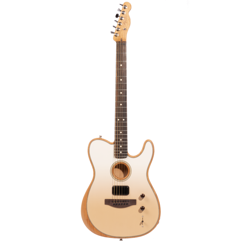 Fender Finneas Acoustasonic Telecaster Acoustic-Electric Guitar, Cappuccino Fade