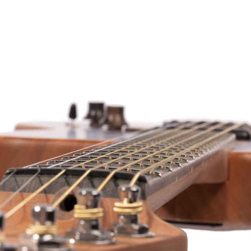 Fender American Acoustasonic Jazzmaster Acoustic Guitar All-Mahogany, Ebony, Bourbon Burst