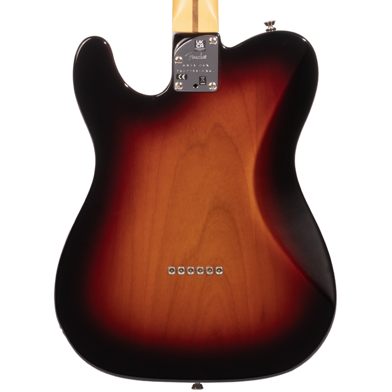 Fender American Professional II Telecaster Deluxe Electric Guitar, Rosewood, 3 Color Sunburst