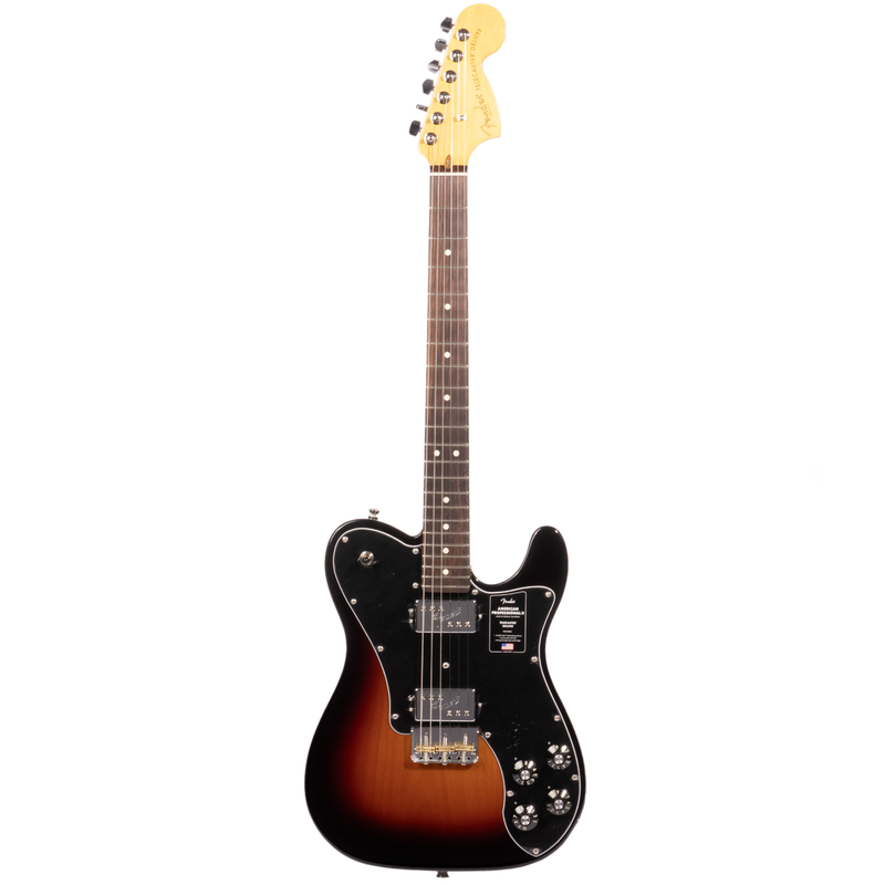 Fender American Professional II Telecaster Deluxe Electric Guitar, Rosewood, 3 Color Sunburst
