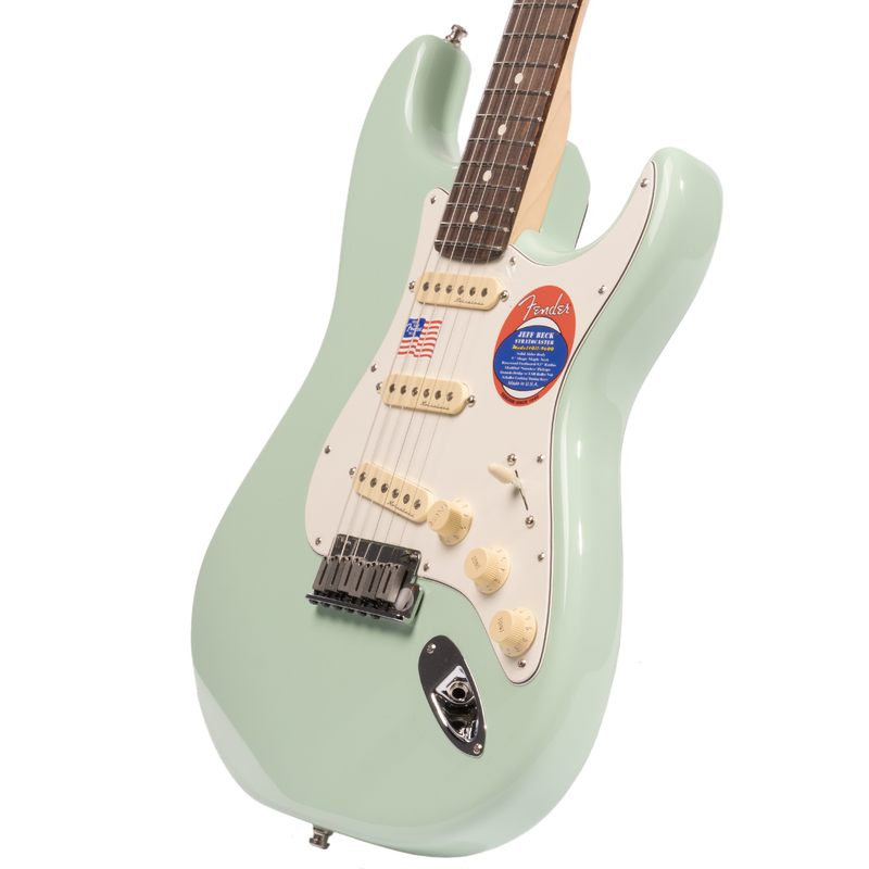 Fender Jeff Beck Stratocaster, Rosewood Fingerboard , Surf Green