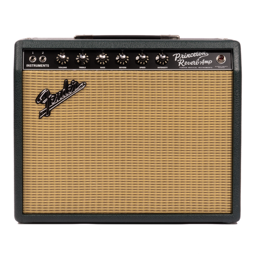 Fender '65 Princeton Reverb 1x12 Combo Amplifier, Brit Green