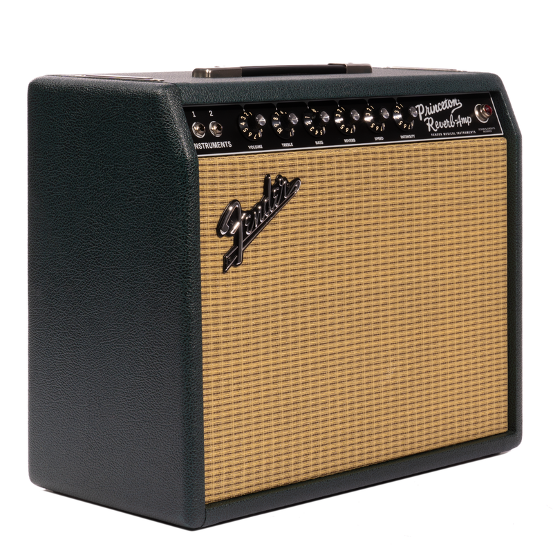 Fender '65 Princeton Reverb 1x12 Combo Amplifier, Brit Green