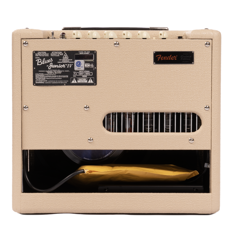 Fender Blues Junior IV 1x12 Combo Amplifier, Blonde Nubtex