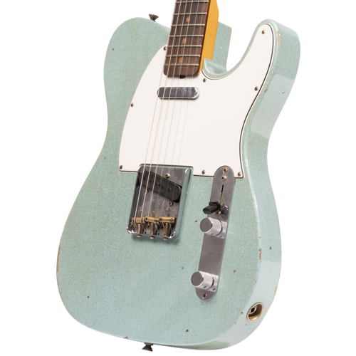 Fender Custom Shop Limited Edition '61 Telecaster Relic, Aged Daphne Blue Sparkle