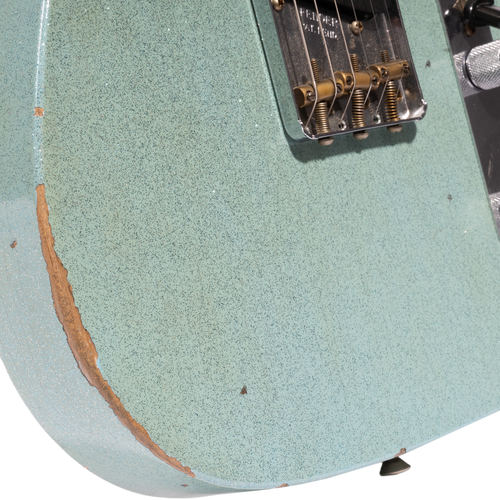 Fender Custom Shop Limited Edition '61 Telecaster Relic, Aged Daphne Blue Sparkle