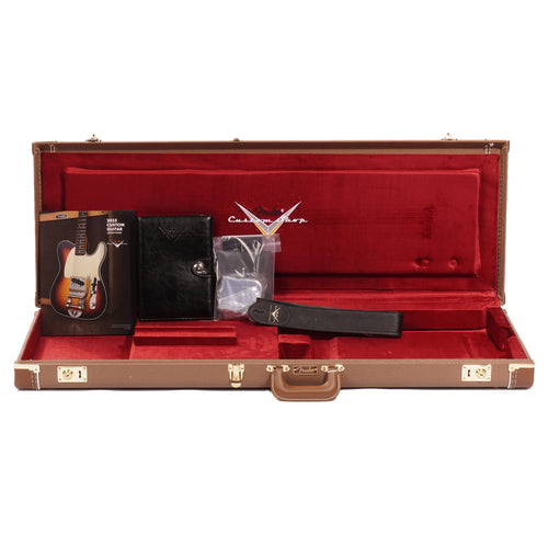 Fender Custom Shop '63 Telecaster Custom NOS Electric Guitar, 3-Color Sunburst