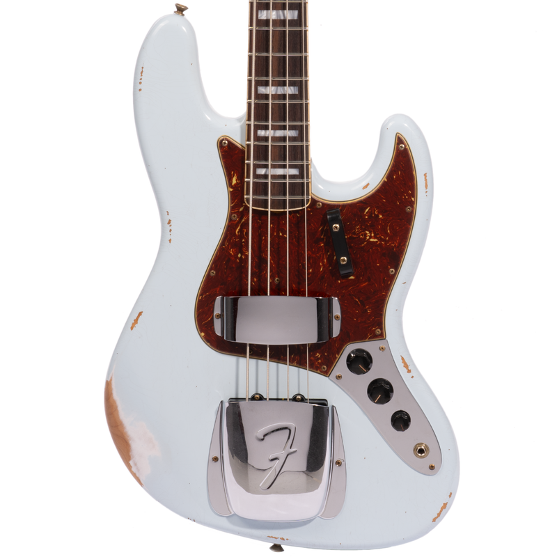 Fender Custom Shop Jazz Bass 付属品セット Fender Custom Shop '64 Jazz Bass Relic, Sonic Blue with